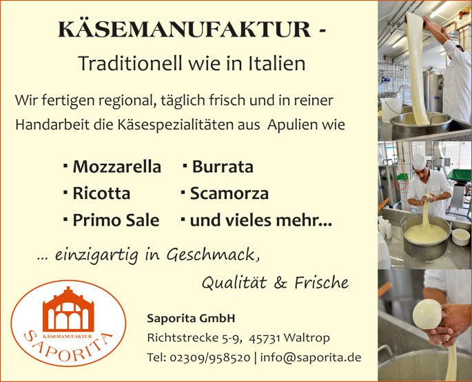 SAPORITA | K&auml;semanufaktur